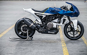 Husqvarna Vitpilen 701 Aero - a retro classic cafe racer concept